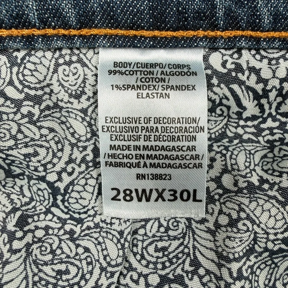 Cody James Straight Leg Jeans Men's 28x30 Blue Medium Wash Stretch Western Denim